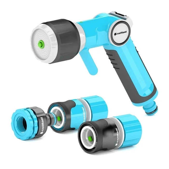 Bộ Vòi Tưới Tay Gạt Cellfast Ergo 4 Chế Độ