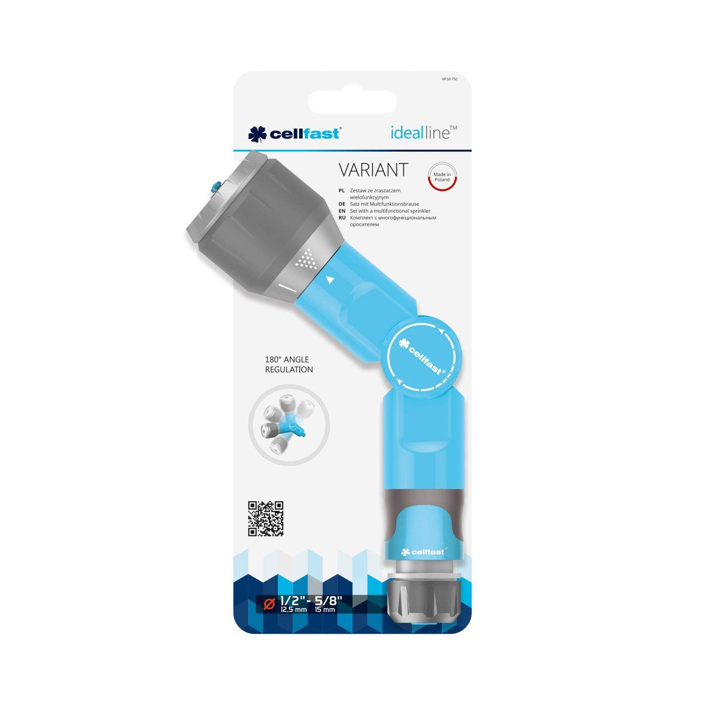 Bộ Vòi Tưới Cellfast Variant Ideal 4 Chế Độ Bộ Vòi Tưới Cellfast Variant Ideal 4 Chế Độ